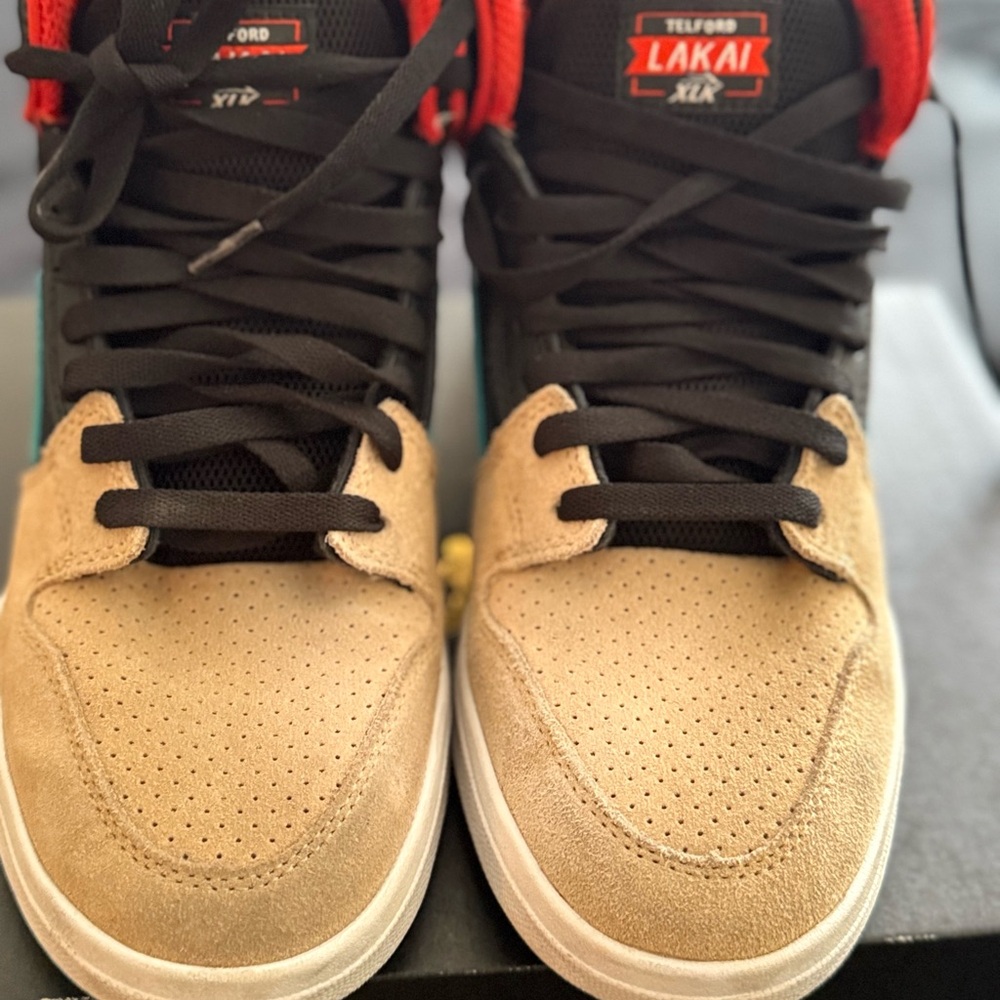 Telford Lakai Men's Tan and Black Skate Shoes!